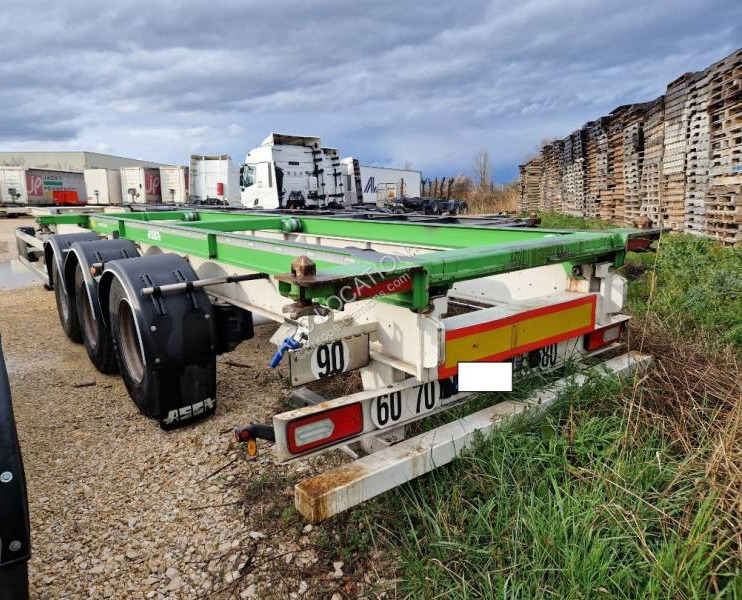 Asca CHARIOT COULISSANT - Semi-reboque transportador de contêineres/ Caixa móvel: foto 1 Asca CHARIOT COULISSANT - Semi-reboque transportador de contêineres/ Caixa móvel: foto 1