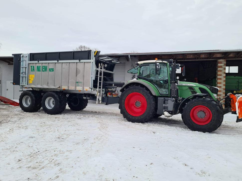 Espalhador de estrume novo Auto-Agro Mistreuer / Manure spreader / Epandeur à fumier / Rimorchio spandiconcime / Разбрасыватель органических удобрений / Rozrzutnik obornika Tandem N268: foto 35