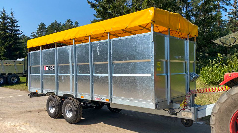 Cynkomet Viehanhänger / Livestock trailer / Remorque bétaillère / Rimorchio per bestiame / Rimorchio per bestiame /Прицеп для перевозки животных / Przyczepa do przewozu zwierząt - Reboque transporte de gado: foto 4 Cynkomet Viehanhänger / Livestock trailer / Remorque bétaillère / Rimorchio per bestiame / Rimorchio per bestiame /Прицеп для перевозки животных / Przyczepa do przewozu zwierząt - Reboque transporte de gado: foto 4