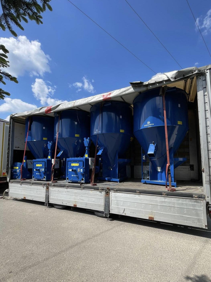 Equipamento de gado novo Dozamech Getreidemischanlage / Feed mixer / Melangeuse de fourrage / Miscelatore di mangime / Кормосмеситель / Mieszalnik H-033/2 1000 kg: foto 21 Equipamento de gado novo Dozamech Getreidemischanlage / Feed mixer / Melangeuse de fourrage / Miscelatore di mangime / Кормосмеситель / Mieszalnik H-033/2 1000 kg: foto 21