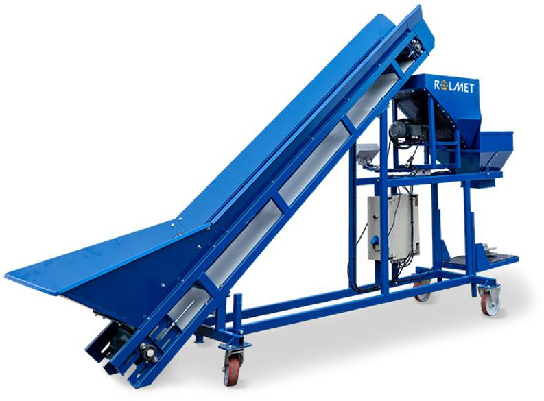 ROLMET Absackwaage / Weighing bagger / Peseuse ensacheuse / Pesatrice / Упаковочная машина с весами / Wagopakowarka WE-1 - Máquina para batata: foto 4 ROLMET Absackwaage / Weighing bagger / Peseuse ensacheuse / Pesatrice / Упаковочная машина с весами / Wagopakowarka WE-1 - Máquina para batata: foto 4