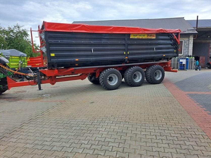 Reboque basculante agrícola novo Techmont Anhänger / Trailer / Remorque / Rimorchio / Прицеп / Przyczepa tridem PTW 21 t: foto 8
