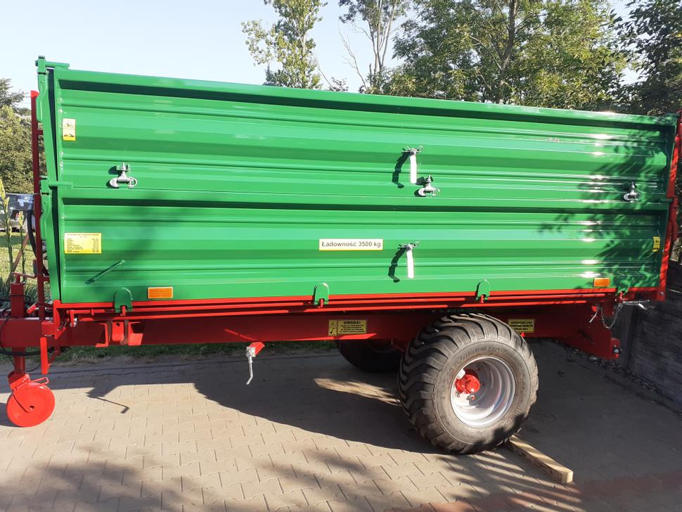 Reboque basculante agrícola novo Techmont Anhänger / Trailer / Remorque / Rimorchio / Прицеп одноосный / Przyczepa jednoosiowa T-151/1 3,5 t: foto 15