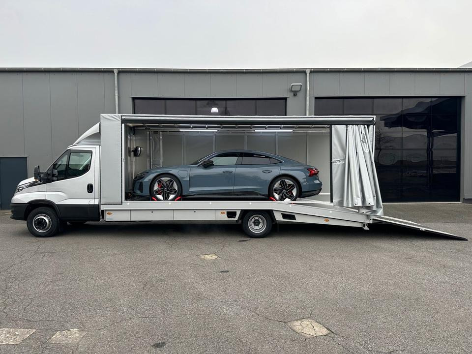 Camião transporte de veículos, Veículo comercial Algema IVECO FESTPLATEAU + Planenaufbau 3,6 to Nutzlast: foto 17