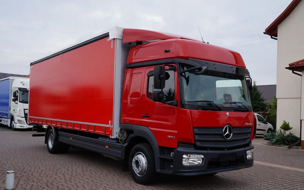 Mercedes-Benz ATEGO 1324 EURO 6 SYPIALNY FIRANKA 18 PALET ŁAD 7.000 KG 1330 - Camião de lona: foto 1 Mercedes-Benz ATEGO 1324 EURO 6 SYPIALNY FIRANKA 18 PALET ŁAD 7.000 KG 1330 - Camião de lona: foto 1