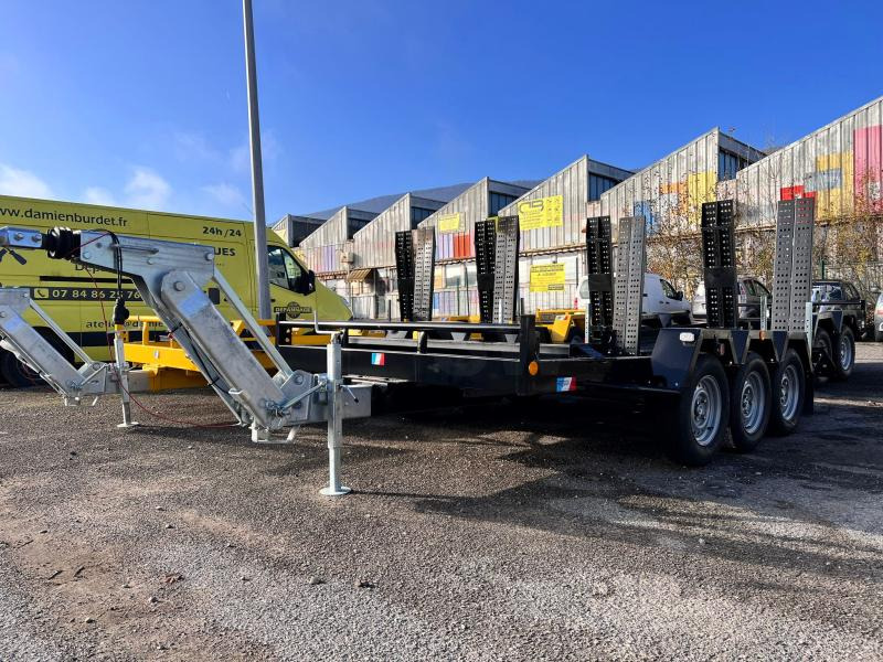 Moiroud TR3500 3 ESSIEUX 3T5 NEUVE MOIROUD NOIRE LARGE - Reboque porta máquinas: foto 2 Moiroud TR3500 3 ESSIEUX 3T5 NEUVE MOIROUD NOIRE LARGE - Reboque porta máquinas: foto 2