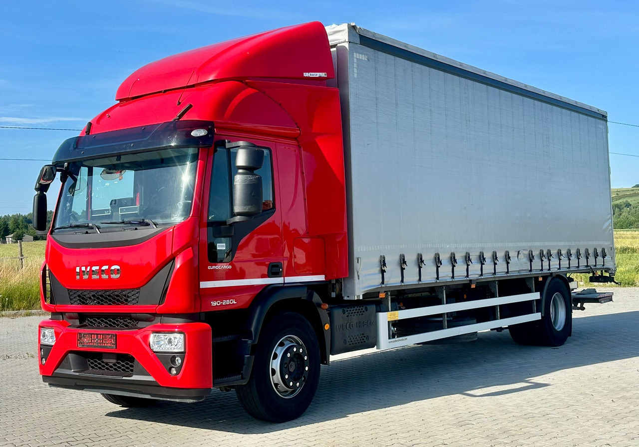 IVECO EUROCARGO 180-280 / FIRANKA / WINDA / 20 PALET / 80 TYŚ KM / 2023 ROK / 9 223 KG ŁADOWNOŚ - Camião de lona: foto 2 IVECO EUROCARGO 180-280 / FIRANKA / WINDA / 20 PALET / 80 TYŚ KM / 2023 ROK / 9 223 KG ŁADOWNOŚ - Camião de lona: foto 2