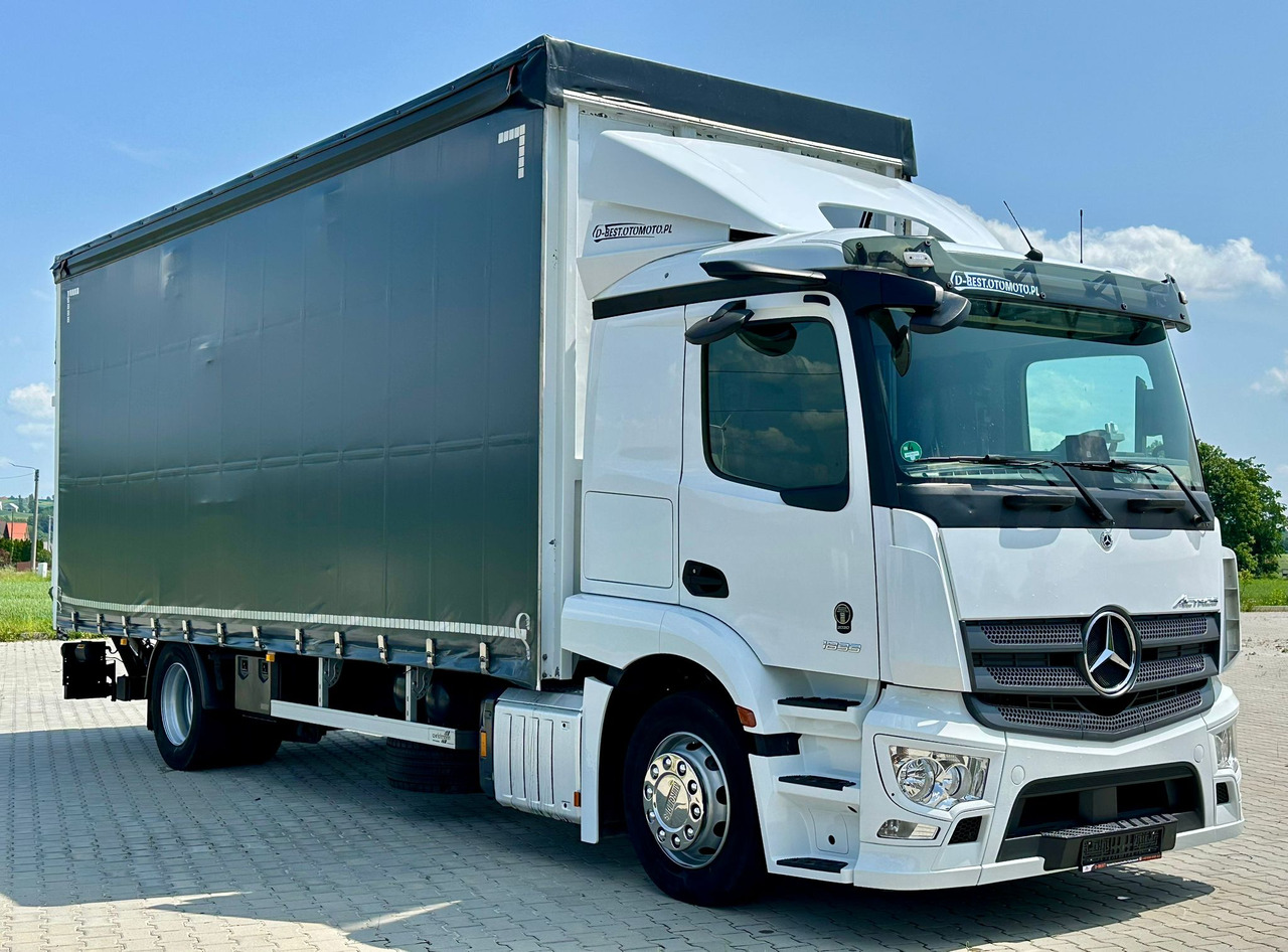 MERCEDES-BENZ ACTROS 1833 / FIRANKA / WINDA / 18 PALET / AUTOMAT / 310 TYS KM / DUŻY SILNIK / 2020 ROK / SYPIALKA - Camião de lona: foto 1 MERCEDES-BENZ ACTROS 1833 / FIRANKA / WINDA / 18 PALET / AUTOMAT / 310 TYS KM / DUŻY SILNIK / 2020 ROK / SYPIALKA - Camião de lona: foto 1