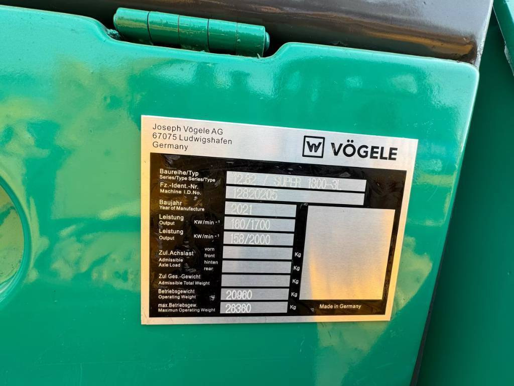 Vögele 1800-3 - Acabadora: foto 5 Vögele 1800-3 - Acabadora: foto 5