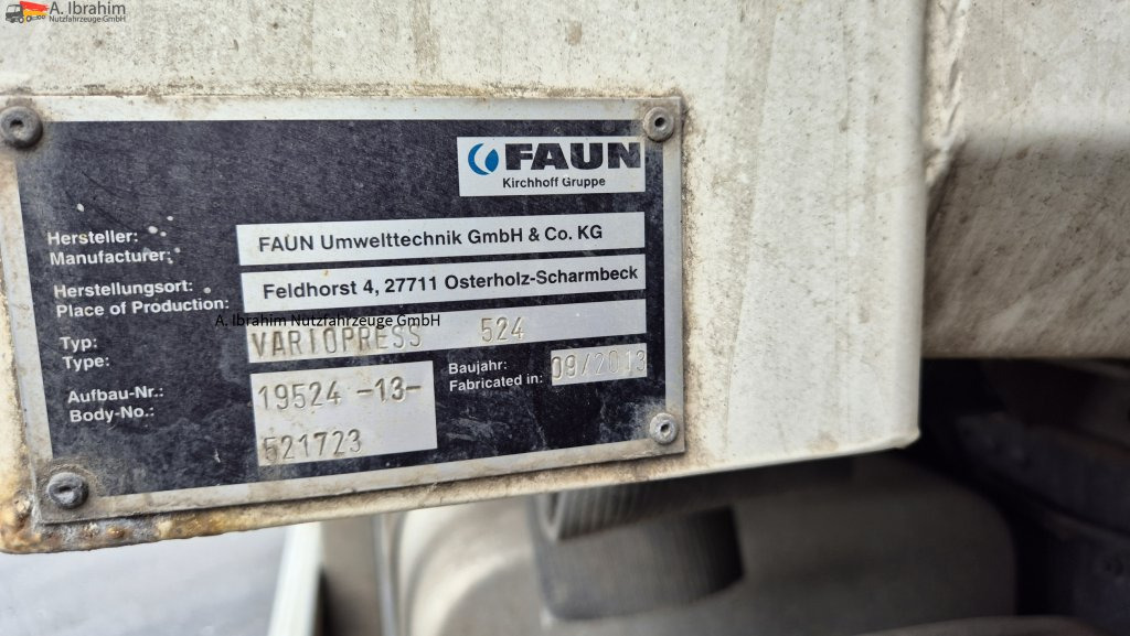 Mercedes-Benz 2532 Schüttung Zoeller Aufbau Faun Variopress - Caminhão de lixo: foto 4 Mercedes-Benz 2532 Schüttung Zoeller Aufbau Faun Variopress - Caminhão de lixo: foto 4