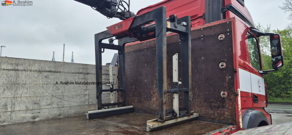 Mercedes-Benz DB 2545 HIAB 166 mit Zange. Lift-Lenkachse einsatzbereit - Camião de caixa aberta/ Plataforma, Camião grua: foto 3 Mercedes-Benz DB 2545 HIAB 166 mit Zange. Lift-Lenkachse einsatzbereit - Camião de caixa aberta/ Plataforma, Camião grua: foto 3