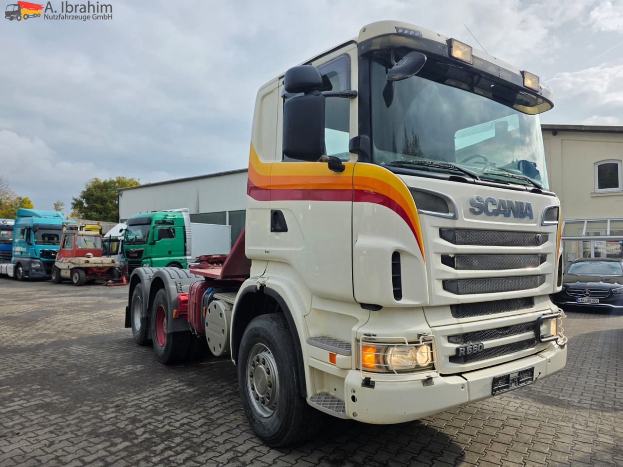 Tractor Scania R560 | 6x4 | V8 | Blatt Blatt | Schaltgetriebe | Kipphydraulik | Klima | Trommelbremse| 3 Pedals: foto 9