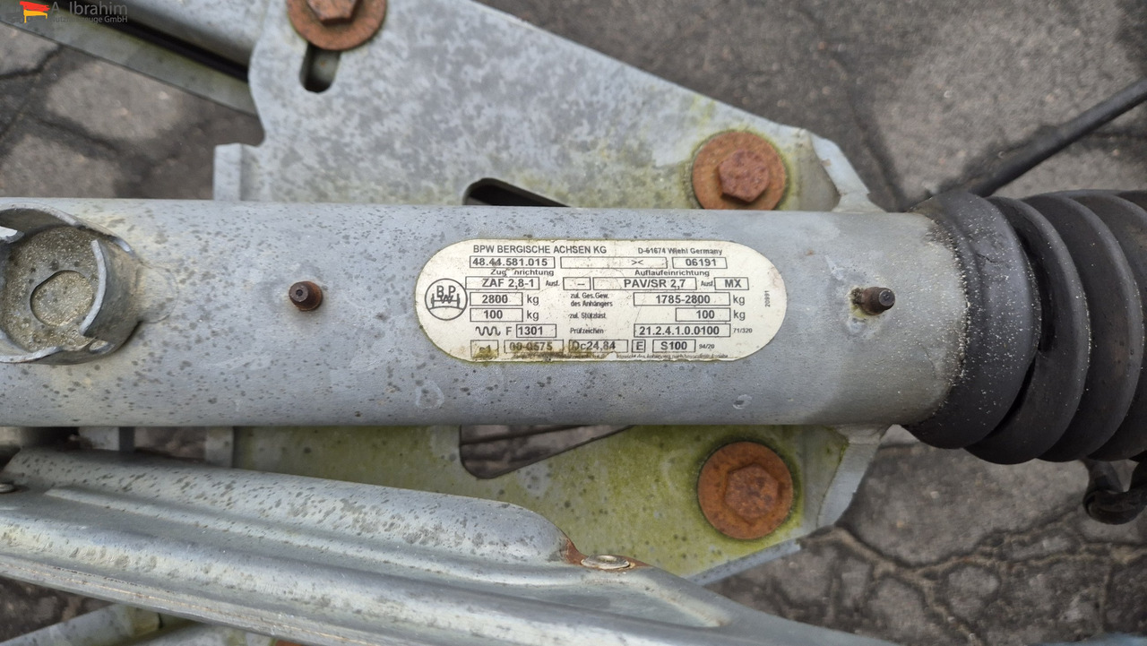 Wagenbouw Hapert K2700 Deichsel verstellbar - Reboque furgão: foto 2 Wagenbouw Hapert K2700 Deichsel verstellbar - Reboque furgão: foto 2