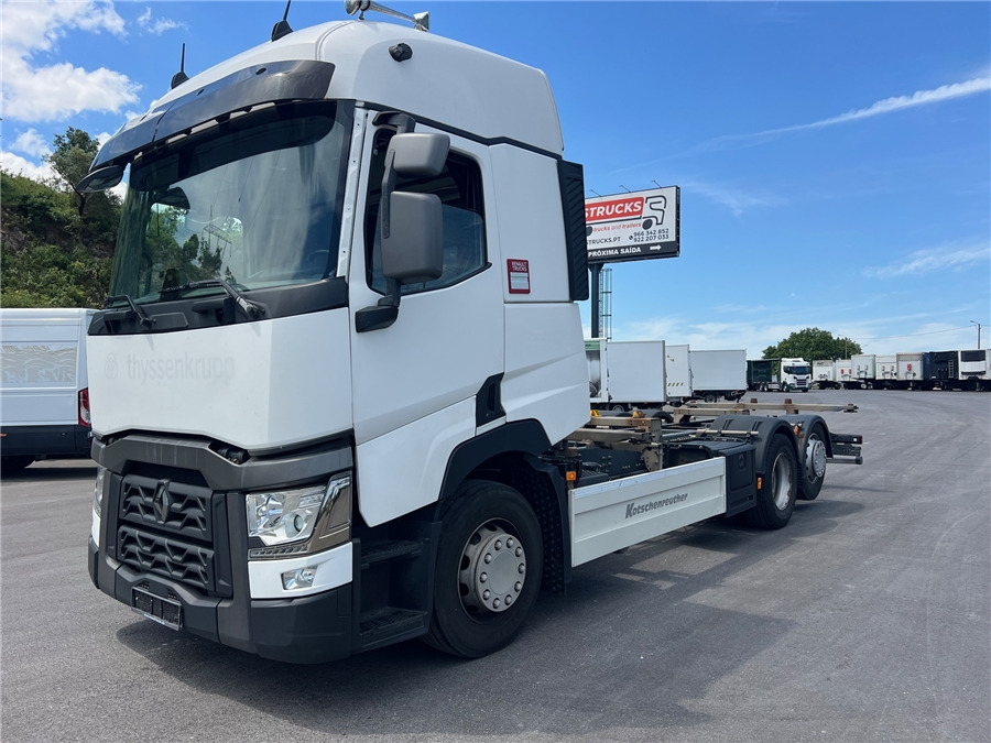 Renault T430 - Camião de caixa aberta/ Plataforma: foto 1 Renault T430 - Camião de caixa aberta/ Plataforma: foto 1