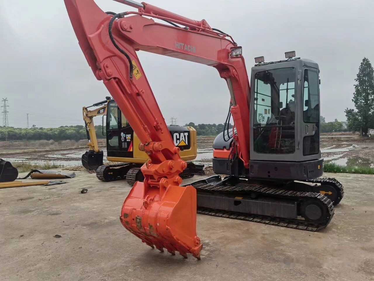 Hitachi ZX55 - Mini escavadeira: foto 4 Hitachi ZX55 - Mini escavadeira: foto 4