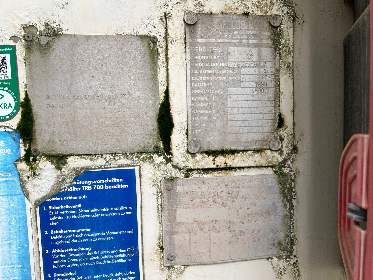 Feldbinder EUT 46,3 - Semi-reboque silo: foto 5 Feldbinder EUT 46,3 - Semi-reboque silo: foto 5