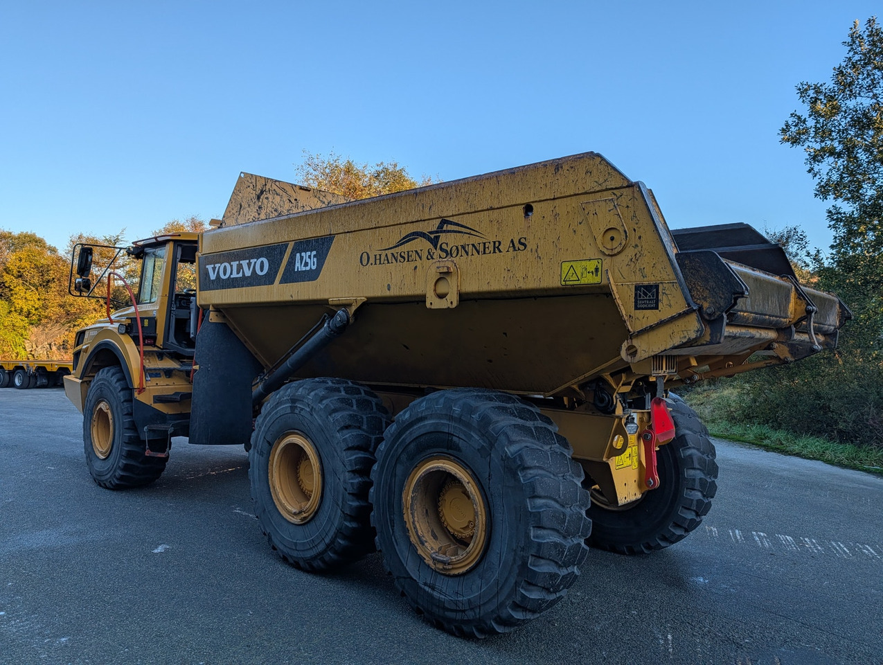 Volvo A25G på hvite skilt - Caminhão articulado: foto 4 Volvo A25G på hvite skilt - Caminhão articulado: foto 4