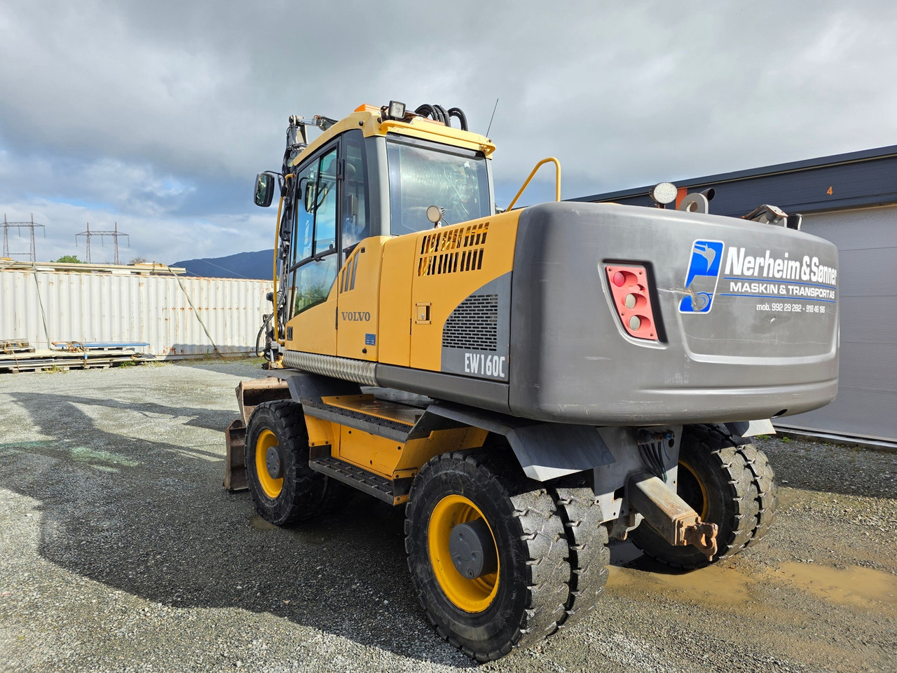 Volvo EW160C - Escavadeira de rodas: foto 3 Volvo EW160C - Escavadeira de rodas: foto 3