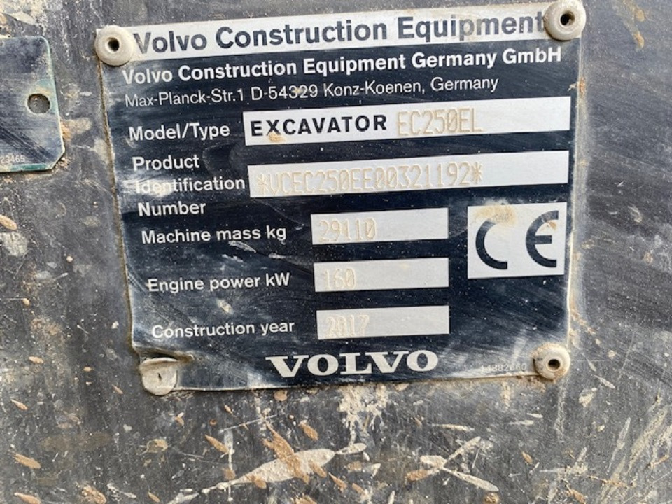 VOLVO EC250EL - Escavadeira de demolição: foto 5 VOLVO EC250EL - Escavadeira de demolição: foto 5