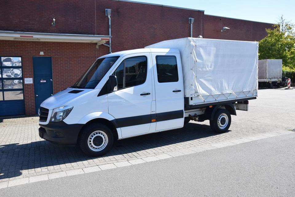 Mercedes-Benz Sprinter 314 CDI Pri Plane Doka 7-Sitze Klima - Carrinha de lona, Carrinha cabine dupla: foto 1 Mercedes-Benz Sprinter 314 CDI Pri Plane Doka 7-Sitze Klima - Carrinha de lona, Carrinha cabine dupla: foto 1