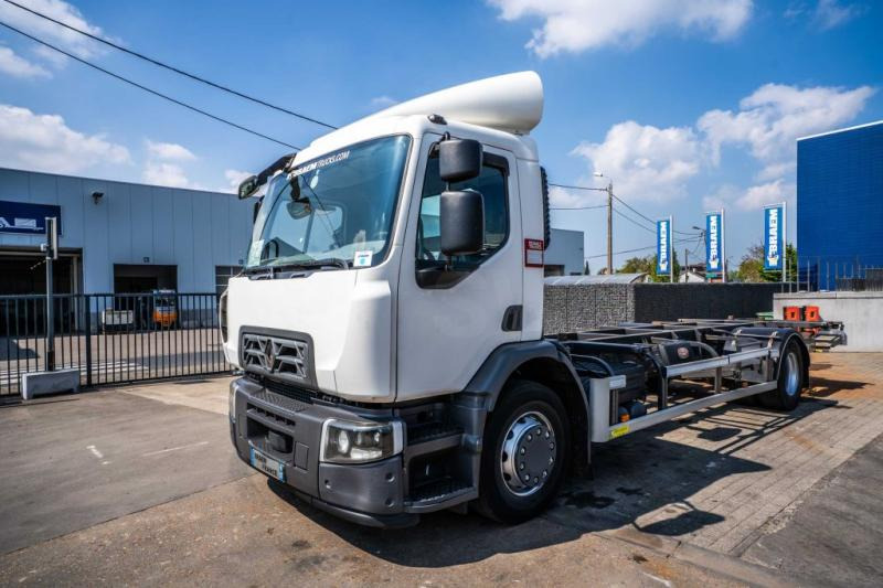 Renault D WIDE 380 DXI - Camião transportador de contêineres/ Caixa móvel: foto 1 Renault D WIDE 380 DXI - Camião transportador de contêineres/ Caixa móvel: foto 1