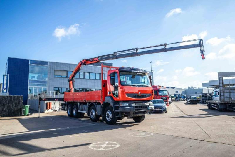 Renault KERAX 380DXI+E5+PK18TM/4EXT - Camião de caixa aberta/ Plataforma, Camião grua: foto 2 Renault KERAX 380DXI+E5+PK18TM/4EXT - Camião de caixa aberta/ Plataforma, Camião grua: foto 2