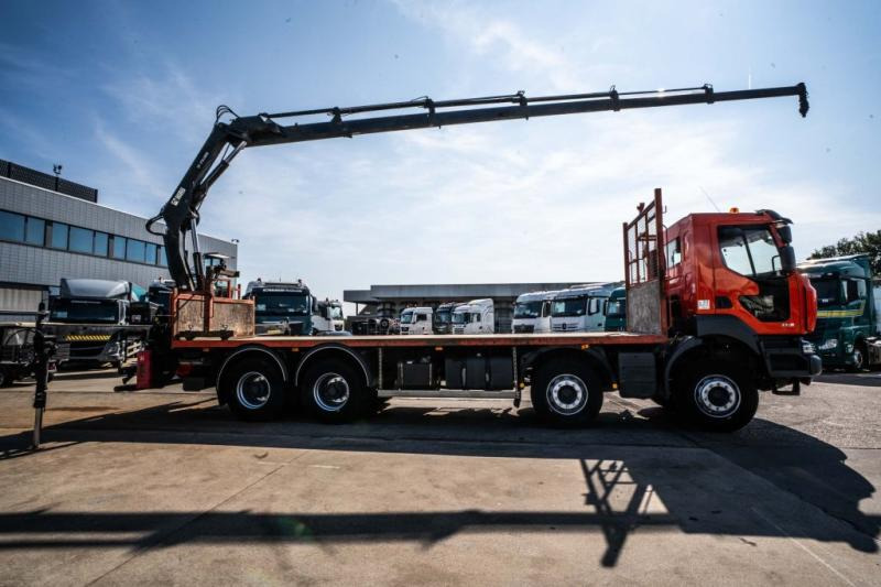 Renault KERAX 430 DXI+ HIAB 16 T/m + 5 EXT - Camião de caixa aberta/ Plataforma, Camião grua: foto 5 Renault KERAX 430 DXI+ HIAB 16 T/m + 5 EXT - Camião de caixa aberta/ Plataforma, Camião grua: foto 5