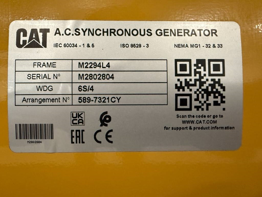 Gerador elétrico CAT DE220E0 - 220 kVA Surplus genset - DPX-18018-30: foto 20 Gerador elétrico CAT DE220E0 - 220 kVA Surplus genset - DPX-18018-30: foto 20