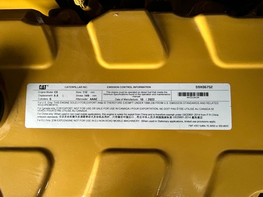 Gerador elétrico novo CAT DE300E0 - C9 - 300 kVA Generator - DPX-18021: foto 14