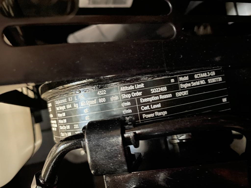 Gerador elétrico novo Cummins 6CTAA8.3-G9 - 275 kVA Generator - DPX-19842: foto 15