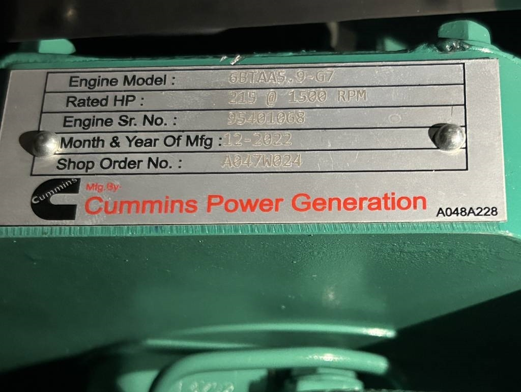 Gerador elétrico novo Cummins C170D5 - 170 kVA Generator - DPX-18511: foto 10