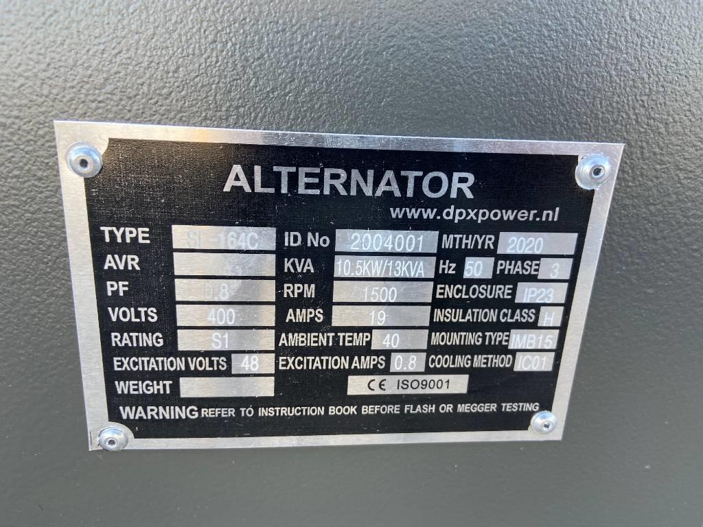 DPX SF-164C - 13 kVA Alternator - DPX-33801 - Gerador elétrico: foto 4 DPX SF-164C - 13 kVA Alternator - DPX-33801 - Gerador elétrico: foto 4