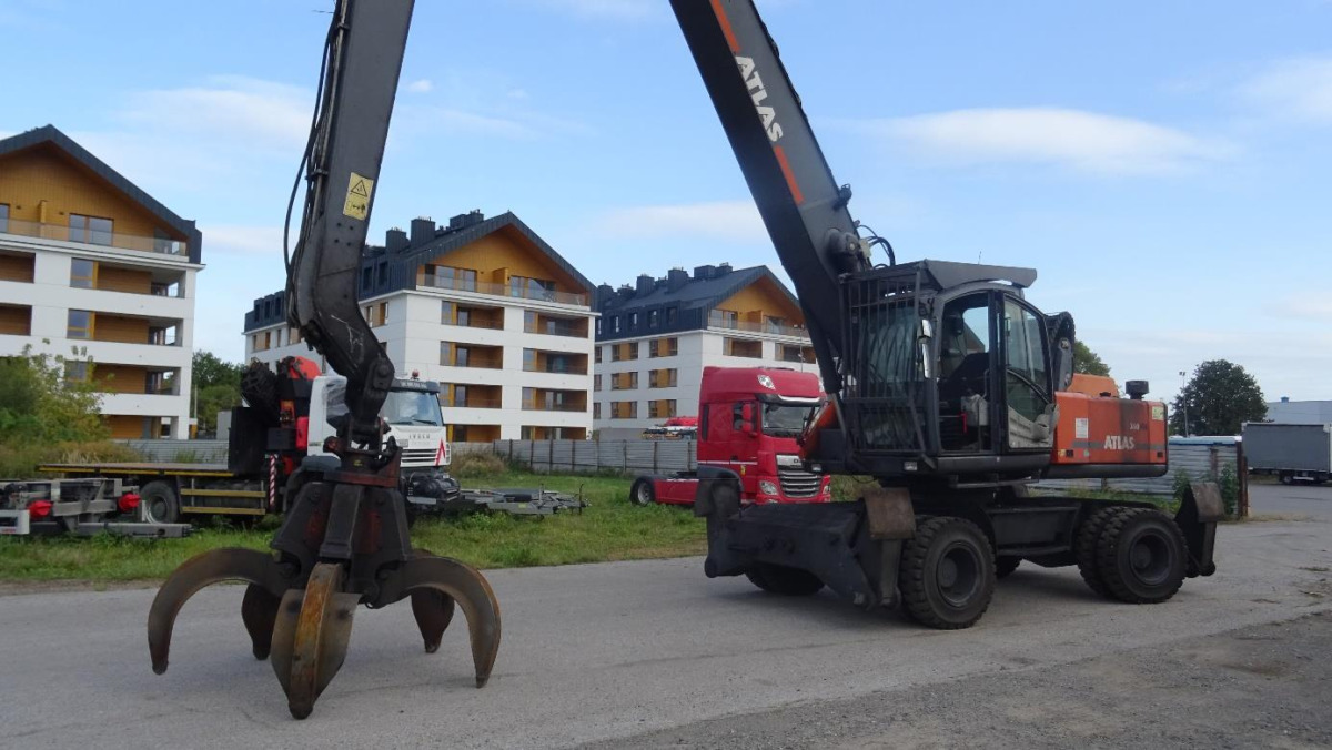 Maszyna przeładunkowa ATLAS 350MH - 2013/2018 - 166kW - 15,9m zasięgu - Manipulador de material: foto 1 Maszyna przeładunkowa ATLAS 350MH - 2013/2018 - 166kW - 15,9m zasięgu - Manipulador de material: foto 1