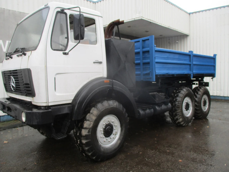 Camião basculante Mercedes-Benz FAP 2026 , V8 , 6x6 , ZF Manual , 3 Way tipper , Spring suspension, Ex: foto 8