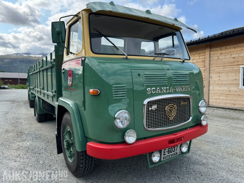 1966 Scania LBS 76 komplett sett med bil og henger selges fra bilmuseum. - Camião de caixa aberta/ Plataforma: foto 5 1966 Scania LBS 76 komplett sett med bil og henger selges fra bilmuseum. - Camião de caixa aberta/ Plataforma: foto 5