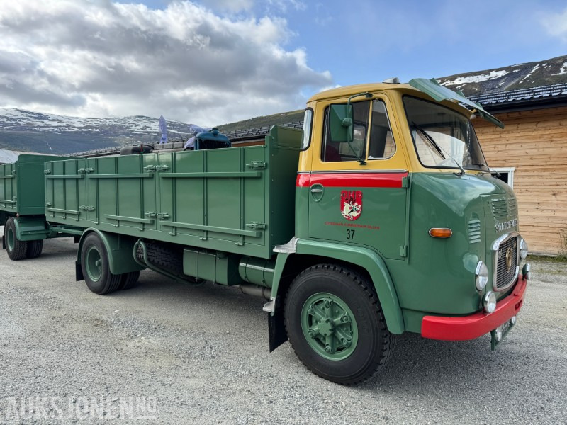 1966 Scania LBS 76 komplett sett med bil og henger selges fra bilmuseum. - Camião de caixa aberta/ Plataforma: foto 4 1966 Scania LBS 76 komplett sett med bil og henger selges fra bilmuseum. - Camião de caixa aberta/ Plataforma: foto 4