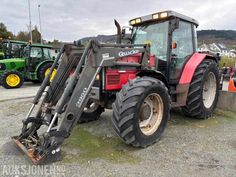 1996 Massey Ferguson 6180. Quicke Q950 Frontlaster - Trator: foto 2 1996 Massey Ferguson 6180. Quicke Q950 Frontlaster - Trator: foto 2