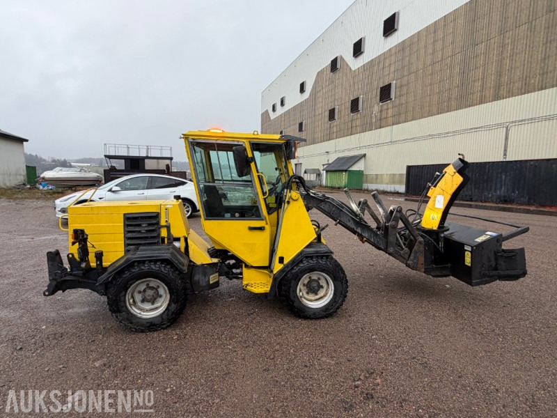 Mini pá carregadora 1996 Wille P504-T hjullaster - Snøfres - Universalskuffe - Sommerdekk/vinterdekk: foto 6 Mini pá carregadora 1996 Wille P504-T hjullaster - Snøfres - Universalskuffe - Sommerdekk/vinterdekk: foto 6