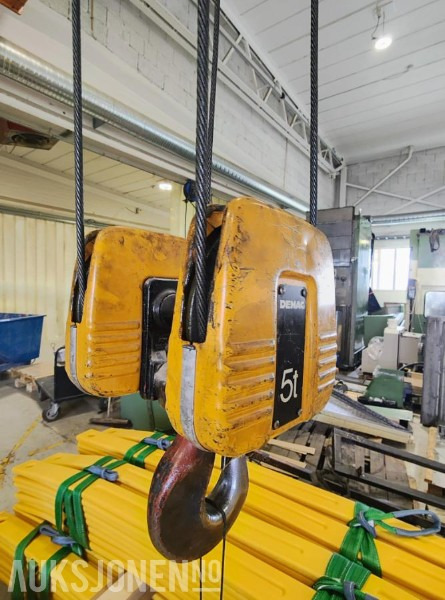 1997 Demag ZKKE Traverskran - Bredde 8500 mm - løftekapasitet 5 tonn - Guindaste: foto 4 1997 Demag ZKKE Traverskran - Bredde 8500 mm - løftekapasitet 5 tonn - Guindaste: foto 4