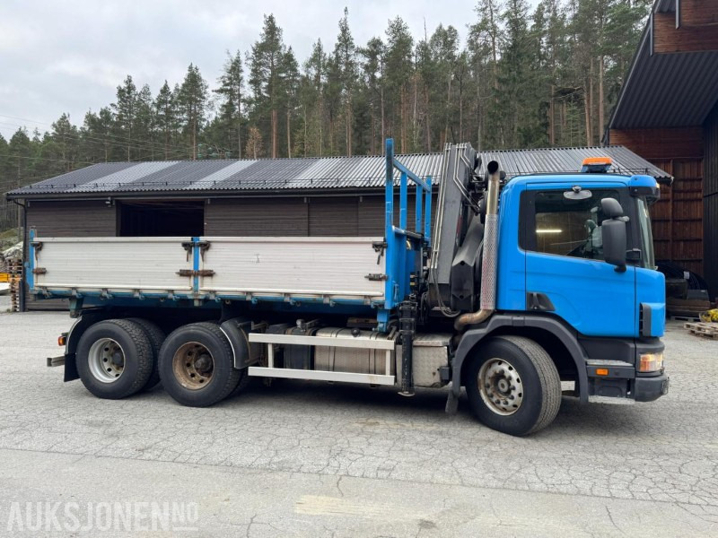 1997 Scania P124 400 kranbil med 3-veis tipp og klype - Camião grua: foto 5 1997 Scania P124 400 kranbil med 3-veis tipp og klype - Camião grua: foto 5