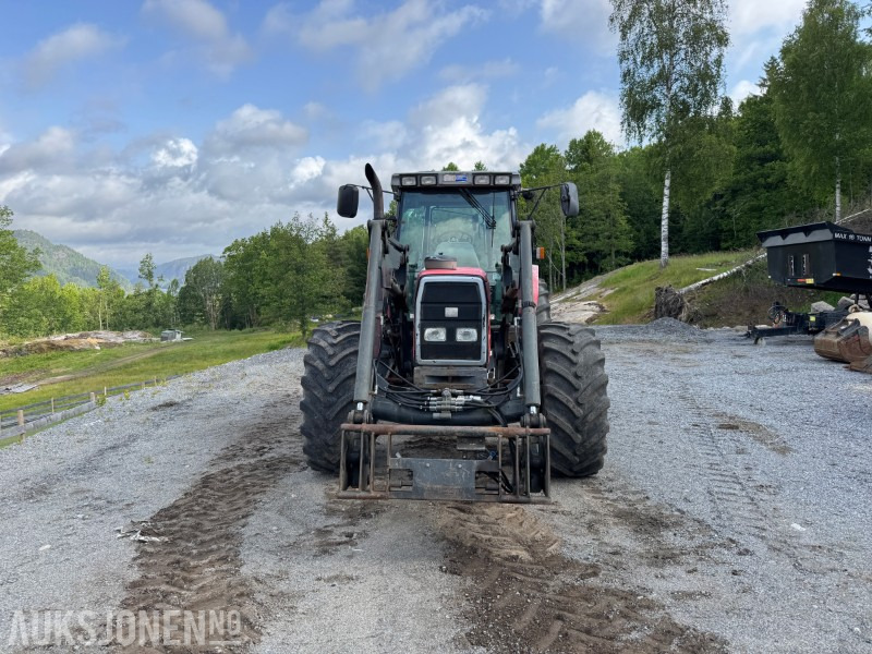 1998 Massey Ferguson 6180 Traktor med frontlaster og vendegir - Trator: foto 3 1998 Massey Ferguson 6180 Traktor med frontlaster og vendegir - Trator: foto 3