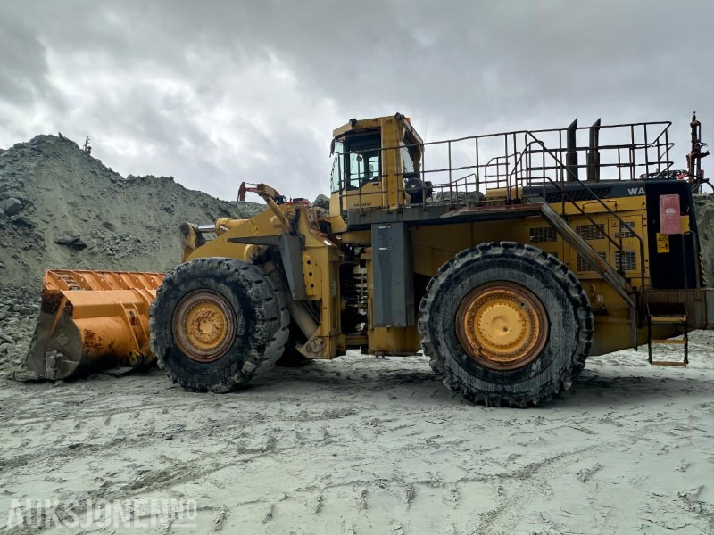 2003 Komatsu WA800-3 Hjullaster med 11 m3 skuffe - Spakstyring- Sertifisert til mai 2026 - Pá carregadora de rodas: foto 2 2003 Komatsu WA800-3 Hjullaster med 11 m3 skuffe - Spakstyring- Sertifisert til mai 2026 - Pá carregadora de rodas: foto 2