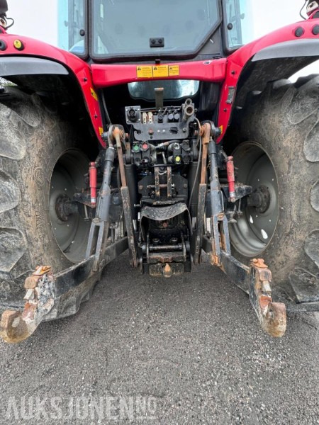 Trator 2004 Massey Ferguson 6480 Dynashift - Frontlaster med hydraulisk redskapslås - Fronthydraulikk - 40 km - Fjærende hytte - tredje funksjon: foto 15