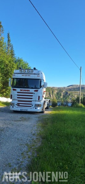 2004 Scania R580 6x2 krokbil - 20t JOAB krok - Kranhydraulikk - Camião polibenne: foto 1 2004 Scania R580 6x2 krokbil - 20t JOAB krok - Kranhydraulikk - Camião polibenne: foto 1