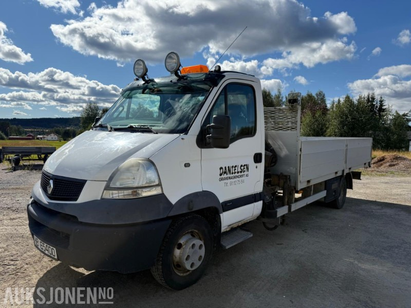 2006 Renault Mascott lett lastebil med plan og Hiab 035 kran Euro4 - Camião grua: foto 1 2006 Renault Mascott lett lastebil med plan og Hiab 035 kran Euro4 - Camião grua: foto 1