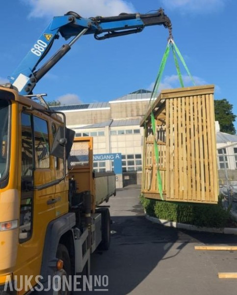 2006 Volvo FL6 med tipp og kran NYLIG EU OK TIL 22.10.2026 - Camião grua: foto 3 2006 Volvo FL6 med tipp og kran NYLIG EU OK TIL 22.10.2026 - Camião grua: foto 3