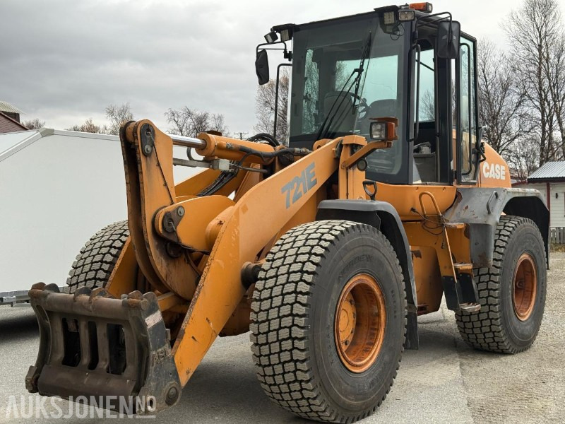 2007 Case 721E - 10 000t - 14900kg - Sentralsmøring - Sertifisert - Pá carregadora de rodas: foto 1 2007 Case 721E - 10 000t - 14900kg - Sentralsmøring - Sertifisert - Pá carregadora de rodas: foto 1