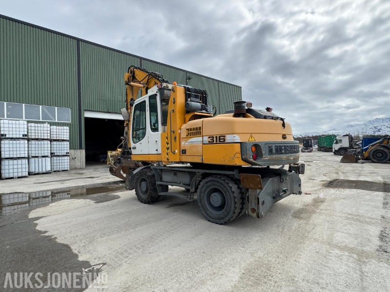 2009 Liebherr A316 Litronic hjulgraver - Hevbar hytte - Klype - 13065T - Escavadeira: foto 3 2009 Liebherr A316 Litronic hjulgraver - Hevbar hytte - Klype - 13065T - Escavadeira: foto 3
