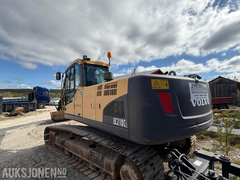 2010 Volvo EC210CL gravemaskin med tiltrotator og 2 skuffer. - Escavadeira: foto 3 2010 Volvo EC210CL gravemaskin med tiltrotator og 2 skuffer. - Escavadeira: foto 3
