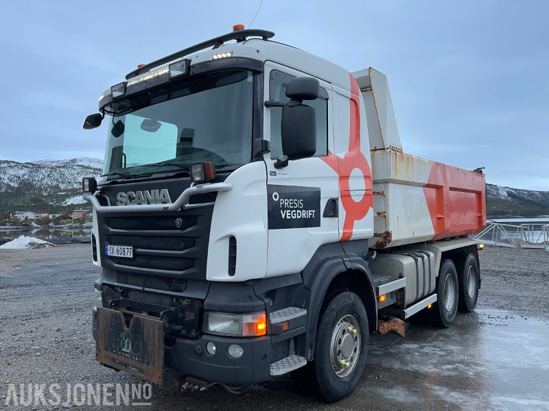 2011 Scania R560 6X4 Brøyterigget Tippbil, Eu godkjent til 28.05.2026 - Camião basculante: foto 1 2011 Scania R560 6X4 Brøyterigget Tippbil, Eu godkjent til 28.05.2026 - Camião basculante: foto 1
